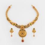 Adoreable Antique Necklace Set with Earring for Ladies in Beautiful Design 