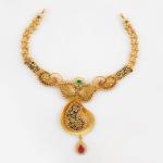 Beautiful Antique Necklace with Amazing Design & Stones 