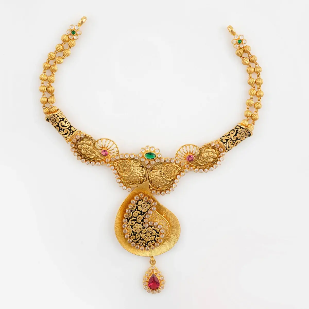 Beautiful Antique Necklace with Amazing Design & Stones 