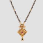 Beautiful Square Shape Mangalsutra Pendnat set with Fabulous Design for Ladies 