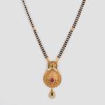 Amazing Drop Shape Antique Mangalsutra Pendant for Ladies in Elegant Design 