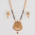 Beautiful Gold Mangalsutra Pendant Set For Ladies with Amazing Design