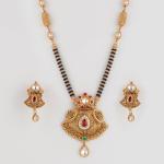 Elegant Kundan Mangalsutra Pendant Set for Ladies 