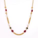 Adoreable Gold Matar Mala in Fabulous Design 