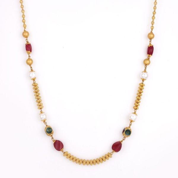 Adoreable Gold Matar Mala in Fabulous Design 