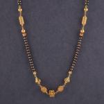 Amazing Gold Small Mangalsutra with Square Shape Design for Ladies 