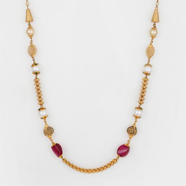 Gold Matar Mala in Amazing Design and Beads 