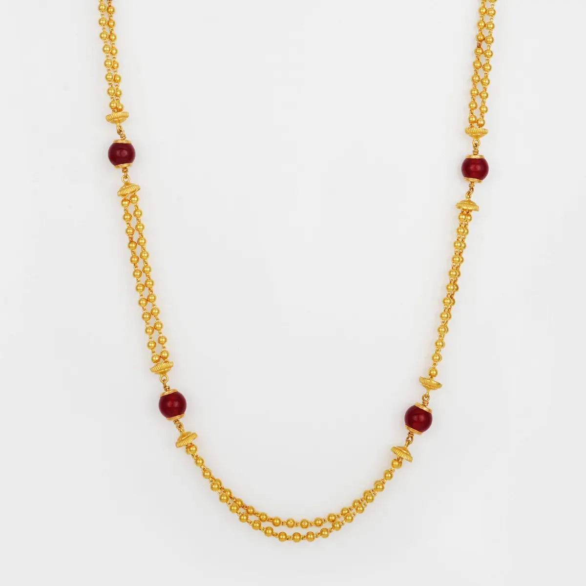 Adoreable Gold Mala Chain with Beautiful Design 