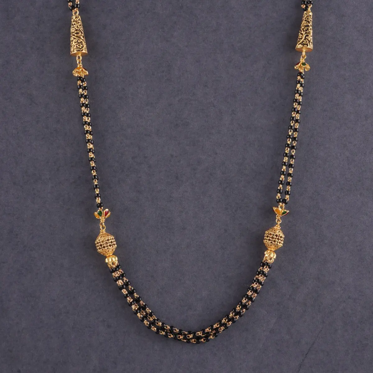 Antique Small Mangalsutra in Amazing Design for Ladies 