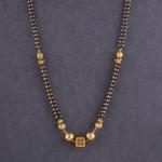 Fancy Gold Small Mangalsutra for Ladies in Round and Box Shape with Beautiful Design 