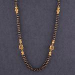 Gold Antique Small Mangalsutra for Ladies with Fabulous Design 