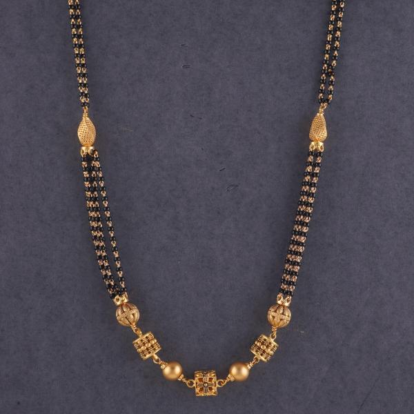 Beautiful Gold Small Mangalsutra with Beautiful Design for Ladies 