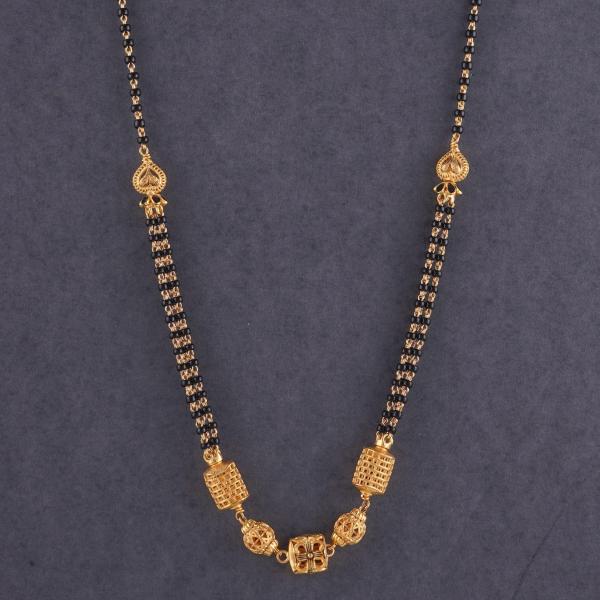 Adoreable Gold Small Mangalsutra with Fabulous work & Design 