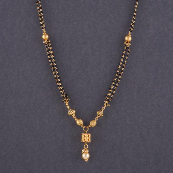 Adoreable Design Light Weight Gold Small Mangalsutra for Ladies 