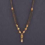 Gold Fancy Small Mangalsutra for Ladies in Adoreable Design 