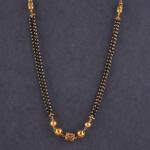 Fabulous Gold Small Mangalsutra with Beautiful Design for Ladies 