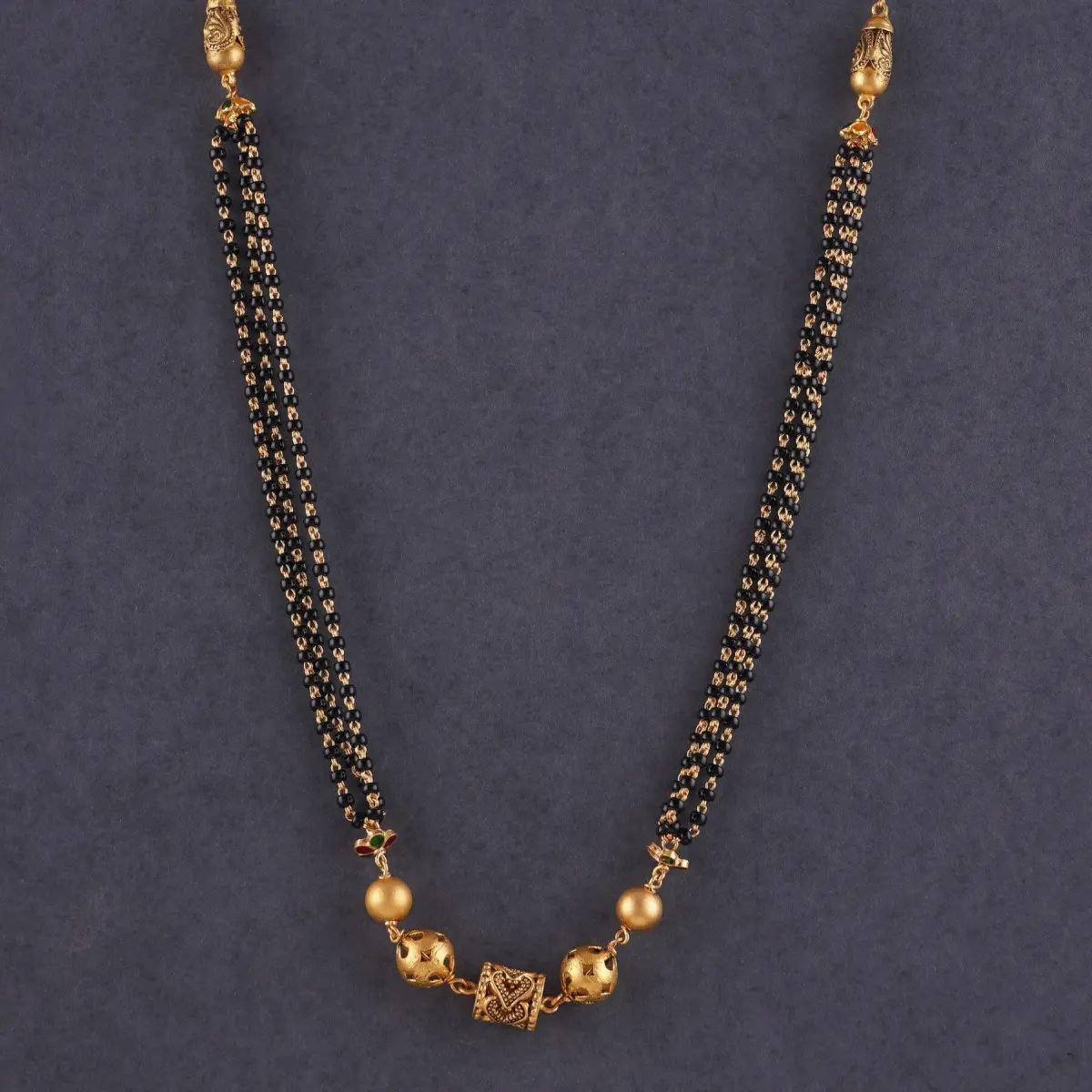 Fabulous Gold Small Mangalsutra with Beautiful Design for Ladies 