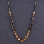 Gold Small Mangalsutra for Ladies with Amazing Design 