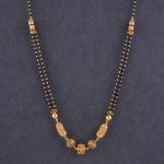 Adoreable Shape Gold Antique Small Mangalsutra for Ladies with Elegant Design 