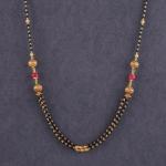 Fancy Gold Small Mangalsutra for Ladies in Round Shape & Beautiful Design 