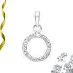 925 Sterling Silver Swarovski Zirconia Classic Pendent / Locket for Women & Girls