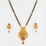 Elegant Mangal Sutra Pendant Set for Ladies with Earring and Beautiful Design