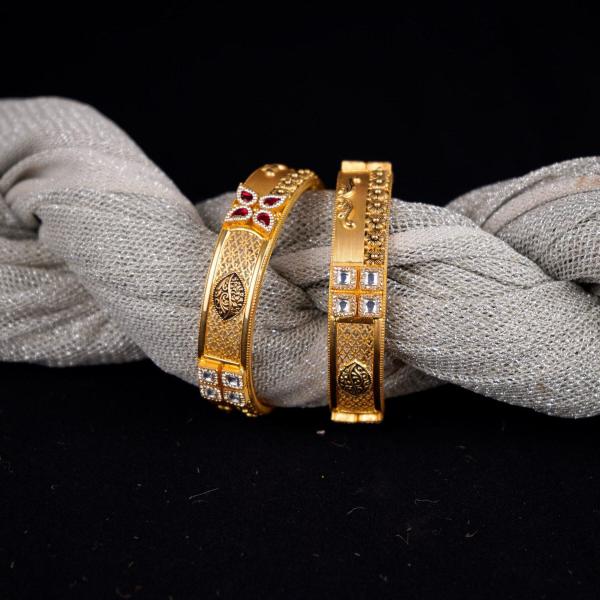 Adoreable Gold Bangles for Ladies with beautiful Design 