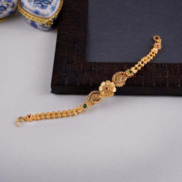 Gold Antique Bracelete for Ladies with Amazing Design 