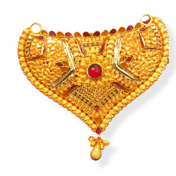 Beautiful Gold Mangal Sutra Pendant Deign