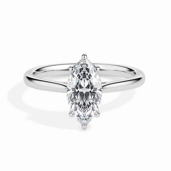 Custom Made Solitaire Engagement Moissanite Ring by Solitairz Affair