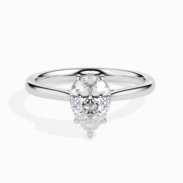 Custom Made Solitaire Engagement Moissanite Ring by Solitairz Affair