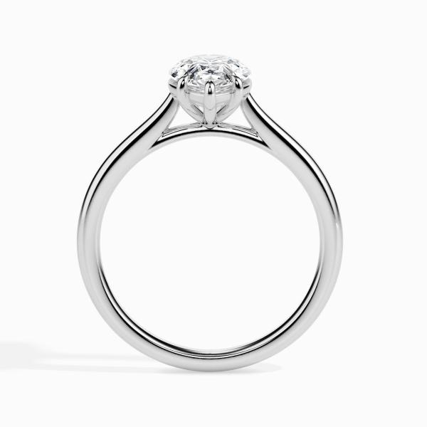 Custom Made Sole Solitaire Engagement Moissanite Ring by Solitairz Affair