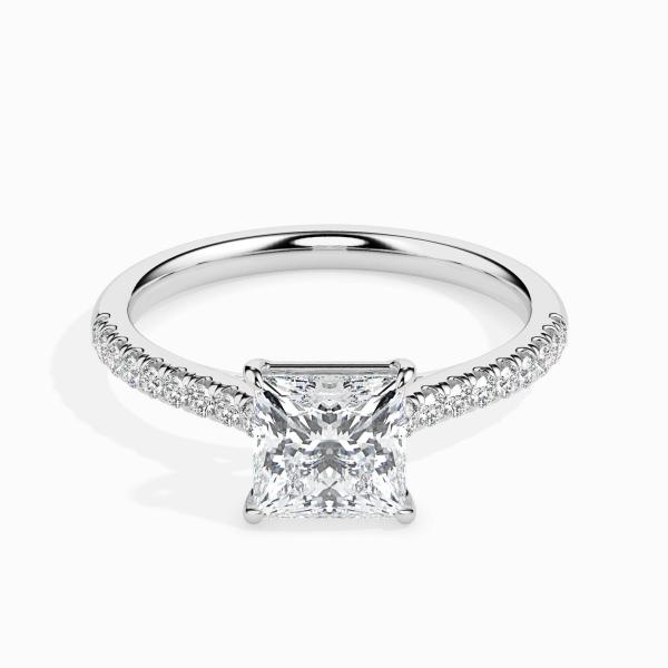 Custom Made Solitaire Engagement Moissanite Ring by Solitairz Affair