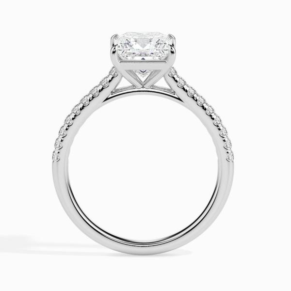 Custom Made 2 Carat Moissanite Hermit Solitaire Ring by Solitairz Affair