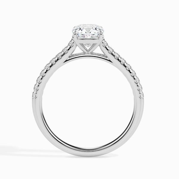 Custom Made Solitaire Engagement Moissanite Ring by Solitairz Affair