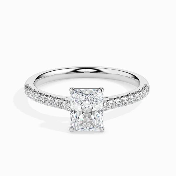 Custom Made 1.5 Carat Moissanite Waver Solitaire Ring by Solitairz Affair