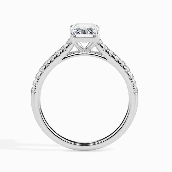 Custom Made 1.5 Carat Moissanite Waver Solitaire Ring by Solitairz Affair