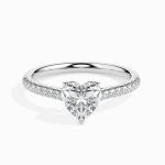 Custom Made Solitaire Engagement Moissanite Ring by Solitairz Affair