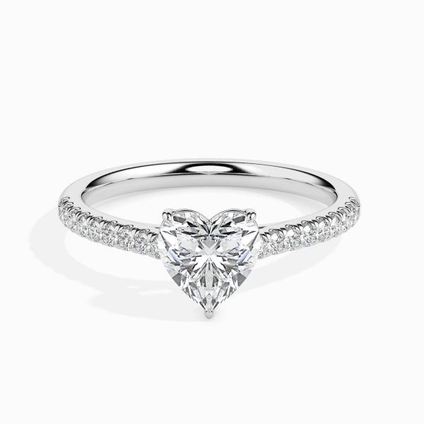 Custom Made Solitaire Engagement Moissanite Ring by Solitairz Affair