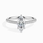 Custom Made Solitaire Engagement Moissanite Ring by Solitairz Affair