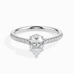 Custom Made Solitaire Engagement Moissanite Ring by Solitairz Affair