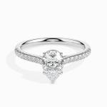 Custom Made 1.5 Carat Moissanite Mark Solitaire Ring by Solitairz Affair