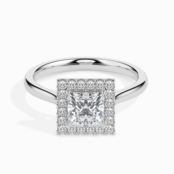 Custom Made 1.5 Carat Halo Moissanite Vivian Ring by Solitairz Affair