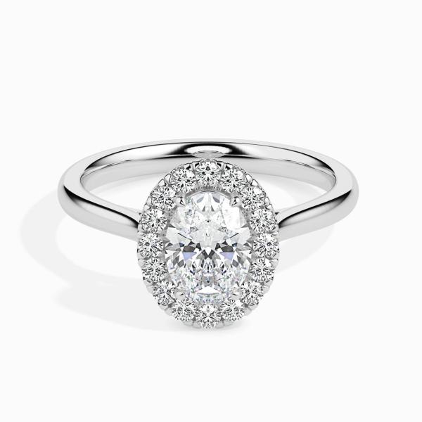 Custom Made Halo Moissanite Ring by Solitairz Affair