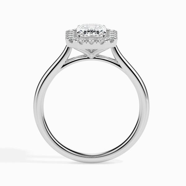 Custom Made 2 Carat Halo Moissanite Exact Ring by Solitairz Affair