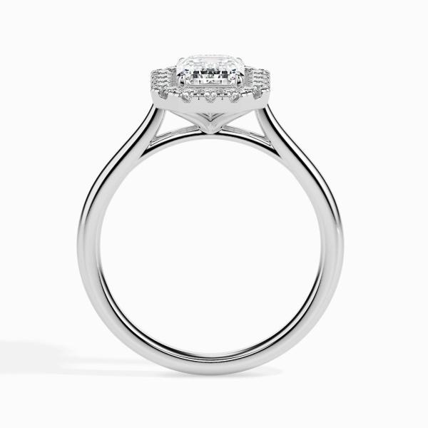 Custom Made Halo Moissanite Ring by Solitairz Affair