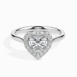 Custom Made 2 Carat Halo Moissanite Welkin Ring by Solitairz Affair