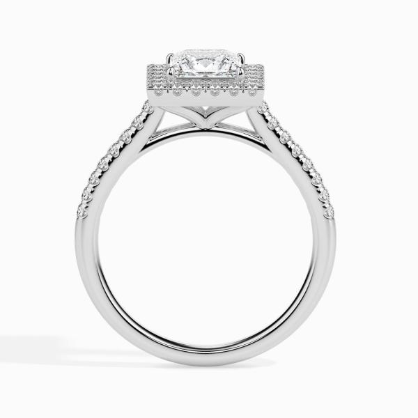 Custom Made 2 Carat Halo Moissanite Brianna Ring by Solitairz Affair