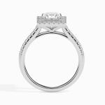 Custom Made 1.5 Carat Halo Moissanite Brianna Ring by Solitairz Affair