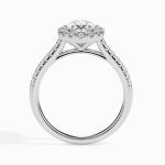 Custom Made 2 Carat Halo Moissanite Bliss Ring by Solitairz Affair